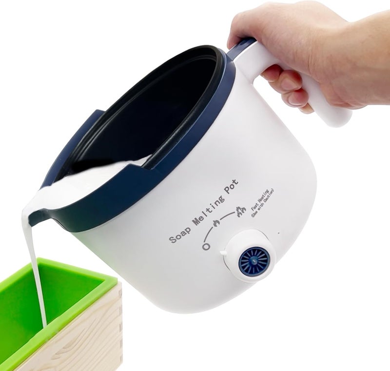PIUH Soap Melter for Soap Making,Soap Melting Pot for Making Soap with Spout, Electronic Melt and Pour Soap Base Melting Pot for DIY Soap Adults - Image 1